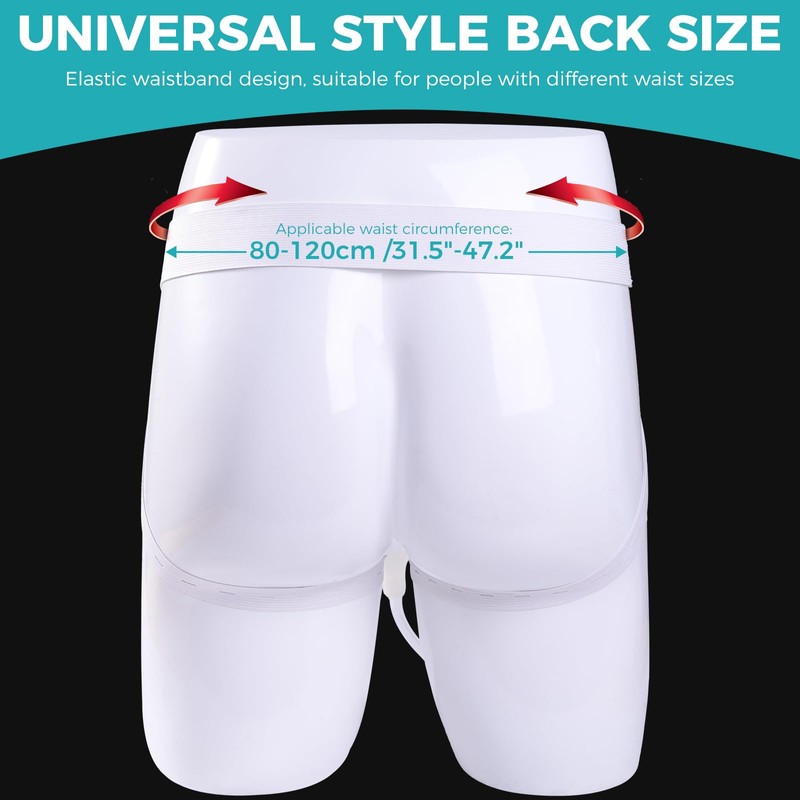 ENLUNTRA Wearable Urinary Drainage Bag for Men(2000 ML*1+1000 ML*2) ，Reusable
