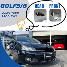 CASPORT Roof liner on the glasses compartment releases repair kit easy replacement for VW Golf MK6 (embossed grey, front)