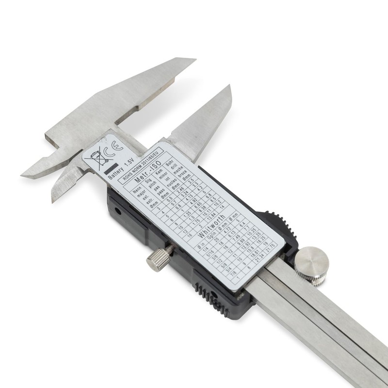 WIKISTORE Digital Pocket Caliper 150 mm with 4 Functions, Analogue