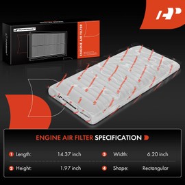 A-Premium 2-PC Engine & Cabin Air Filter with Activated Carbon Compatible with Lexus RX400h 2006 2007 2008 3.3L, Replace# 87139YZZ05, 8713932010