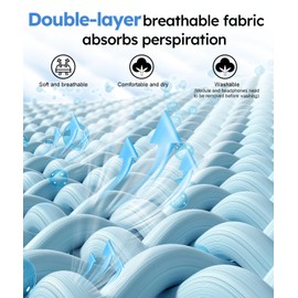 Sleep Headphones Bluetooth V5.4 Headband for Sides leeper, TWS Headband Headphones, Travel Essentials Wireless Eardphones Headbands for Women Perfect for Workout Cool Tech Gadgets