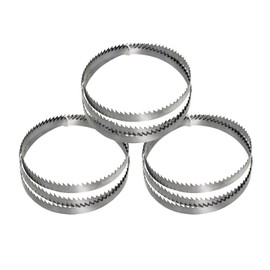 Sankuai Set of 3 Bandsaw Blades 2240 x 16 x 0.5 mm 4 ZpZ, Band Saw Blade for Hard / Soft Wood, Plastic