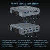 USB C Docking Station Triple Monitor for Full-featured USB C