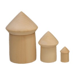 Choose Russian Nesting Dolls Set of 3 House [Made in Russia]