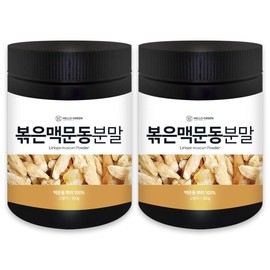 Hello Green Domestic Roasted Ophiopogon japonicus Powder 1+1 (300g+300g) / 헬로우 그린 국산 볶은 맥문동 분말 1+1(300g+300g)