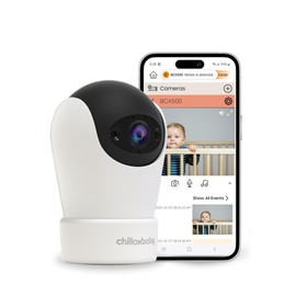 Chillax BCX500 Smart 2K Quad-HD WiFi Camera with Remote PTZ, Infrared Night Vision, 355° Pan and 180° tilt