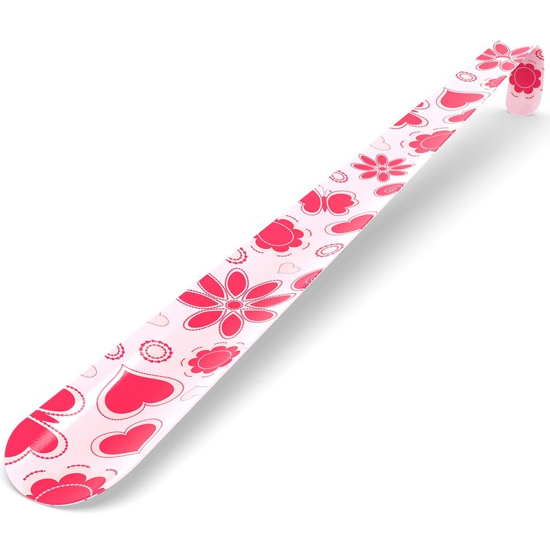 Premium Long Handle Metal Shoe Horn For Seniors, Women, Men,