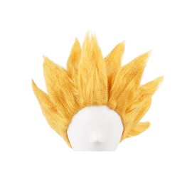 miccostumes Men's Anime Style Cosplay Wig (Gold) One size