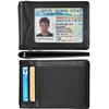 kinzd Slim Wallet with Money Clip RFID Blocking Minimalist Bifold