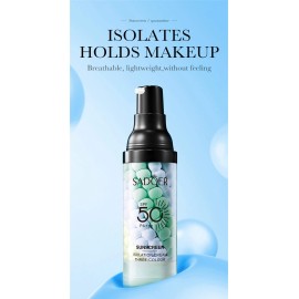 SADOER SunScreen makeup Concealer  Foundation 3 color Oil Control Makeup Primer Pore - Isolation cream-1 Pack