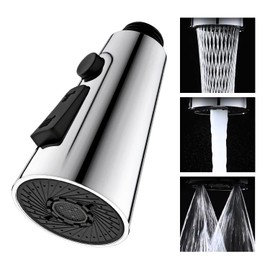 Kelica Kitchen Faucet Spray Head Replacement for Pull Down Kitchen Faucet, Fishing net Kitchen Sink Sprayer Nozzle, Chrome