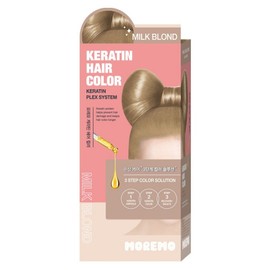 Moremo Keratin Hair Color Dye, Milk Blonde, 1 Piece / 모레모 케라틴 헤어 컬러 염색제, 밀크블론드, 1개