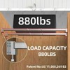 Qualward Undermount Sink Brackets,Adjustable Undermount Sink Support, Stainless Steel Installation