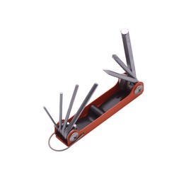 Edward Tools Folding Allen Wrench Set with Phillips and Flathead Screwdriver - Metric Hex Key Wrench Sizes - Heavy Duty Chrome Vanadium Steel - Compact Fold Away Design