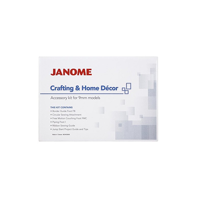 Janome Crafting & Decor Accessory Kit for 9mm machines