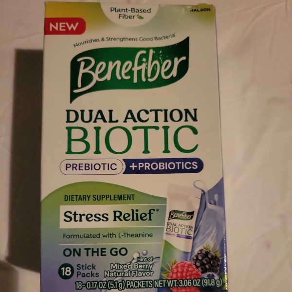 Benefiber Dual Action Biotic On The Go Stick Packs 18ct