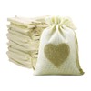 dogmoon Sacchetti di iuta, 13 x 18 cm, con coulisse,