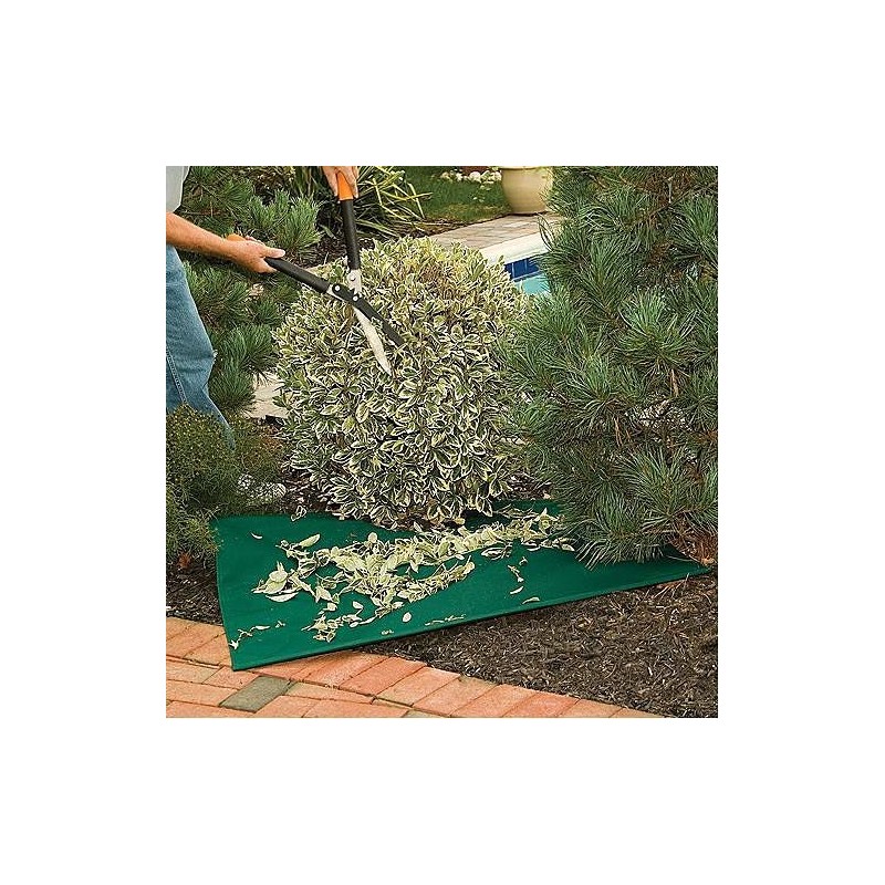 Trim Bib Tarp for Hedge and Shrub Trimming, 3 x