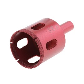 Diamond Drill Bits, POWERTOOL Coated Core Diamond Hole Saw Cutter Tools Hollow for Wet Drilling Tool Ceramic, Glass, Marble (25mm)