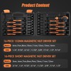 LOZAGU 33PCS Magnetic Nut Driver Set with Long Handle |