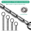 Large Keychain Pill Holder.TISUR Titanium Pill Case Waterproof Pill Fob