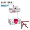 WENKO Bari Shower Caddy with Vacuum-Loc System, Shower Organizer Made