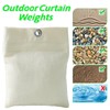 WUBOECE 8 Pack Outdoor Curtain Weights, 15oz Outdoor Curtain Sandbag