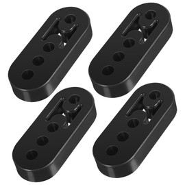 Mobestech 4 Pack Car Exhaust Hangers Rubber Exhaust Hanger Set Noise Reduction Stability