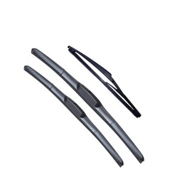 Auris Estate (2013->) Wiper Blade Complete Set X3 Front Rear - M.O.T. Test Compliant