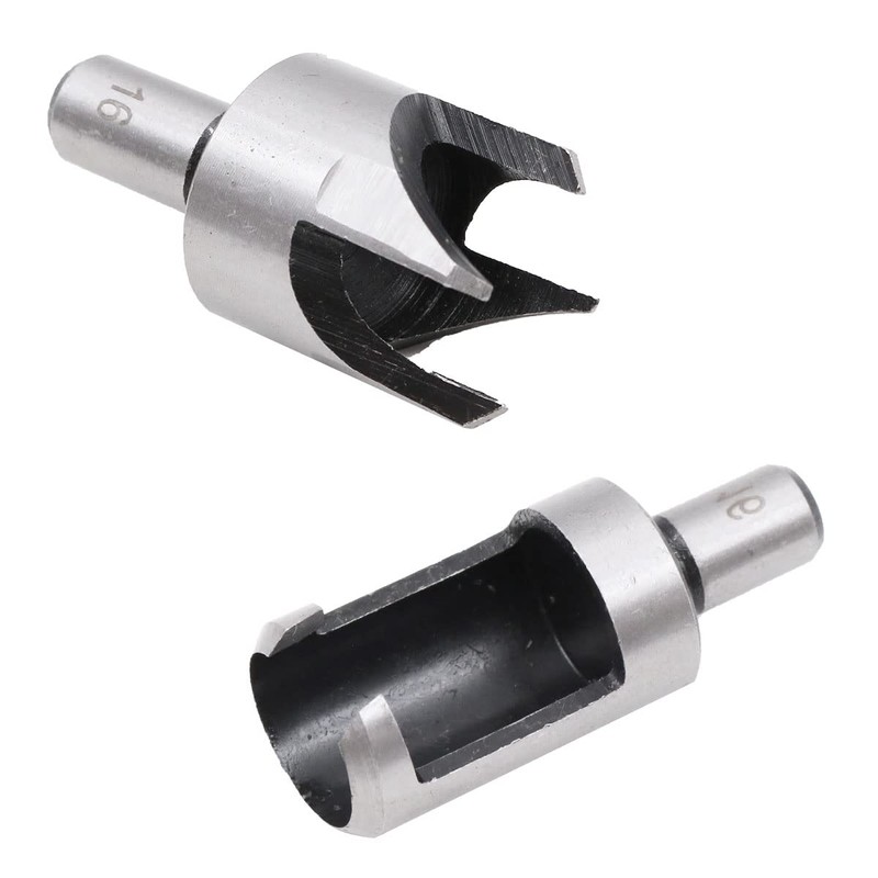 ZONADA 8pcs in Set Wood Plug Cutters Roundwood Wood Plug