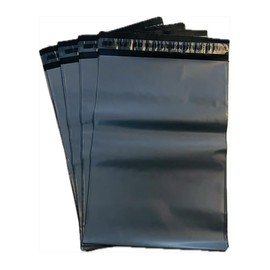 NN BARGAINS 10 Grey Mailing Bags 18x22 Inches – 100% Recycled Plastic, Waterproof & Tear-Resistant Self-Seal Poly Mailers – Envelope - Postal Bags for Secure Shipping – 18x22