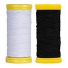 Shirring Elastic for Sewing, Elastic Thread, Shearing Elastic, Black and