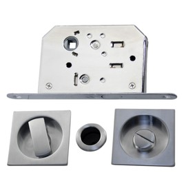 Sliding Door Set Open Chrome Shiny ID311LK