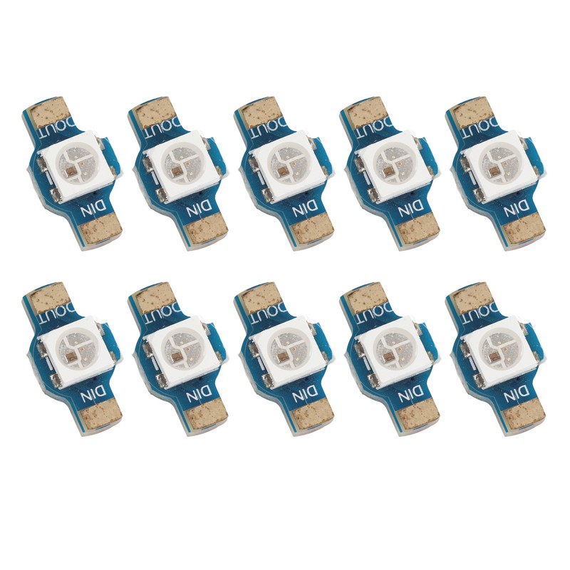 10Pcs WS2812 RGB LED Module High Brightness Energy Saving Lightweight