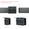 DIYHD 8FT Ceiling Mount Black Sliding Barn Door Hardware, Low