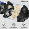 FlowFluid 110V AC Water Pressure Booster Pump for RV,45PSI 4GPM
