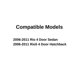 NAGD Fits 2006-2011 Kia Rio & Rio5 Passenger Side Right Front Door Window Glass