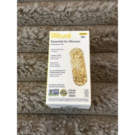 Ritual Multivitamin for Women 18+ with Omega-3 DHA 60 Vegan Caps 07/26 FRESH!