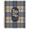 2026 Classic Plaid Medium Weekly Monthly Planner