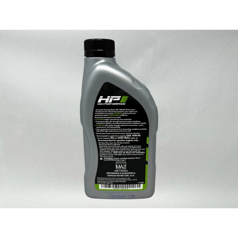 Kawasaki Cyclemax Semi-Synthetic KPO Oil Change Kit fits 2002-2025 Kawasaki