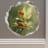 Reading Daisy Fairy Decal - Wall Hole Sticker with 3D