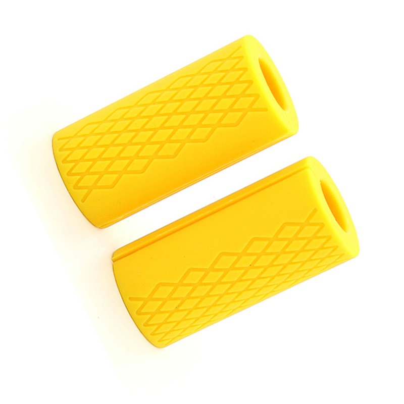 2Pcs Silicone Barbell Grips Prevent Slip Thick Bar Dumbbell Grips
