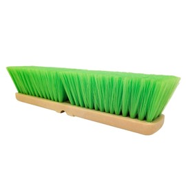 Teravan Green Flow Through Brush Head, 14-Inch Extra Soft Bristle Brush for Gentle Car Wash, RV, Boat, Window & Floor Cleaning, Compatible with Pole Handle