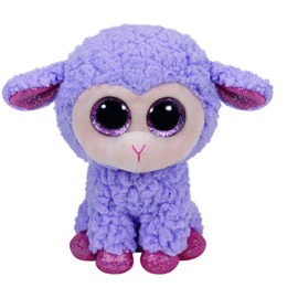 Carletto Ty 36171 Ty 36171 Lavender with Glitter Eyes, Beanie Boo's, Easter Limited Lamb, 15 cm, Purple