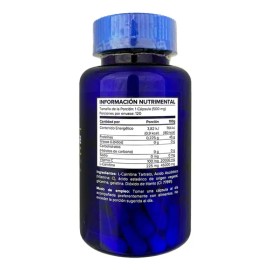 5h8 L-carnitina + Vitamina C 120 Cápsulas Termogénicas Sabor Sin sabor
