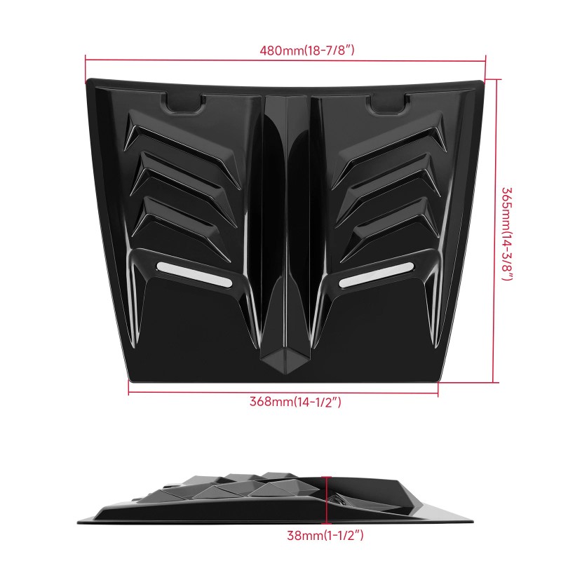 KEEPDSGN For Ford Ranger Air Flow Intake Hood Scoop Bonnet