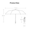 Meichoon Umgekehrter Regenschirm Winddicht UV-Schutz Sonnenschutz Tragbar Faltbar Automatisches Öffnen