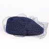 HIMESPORT Navy Wool Felt Fascinator Hats for Women Ladies Lady