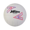 Mitre Intercept Netball | Soft-Feel Style | Durable Design, White/Purple/Pink,
