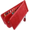 Huztencor Bifold Wallet, 26 Card Storage Capacity, Unisex, Magnetic Card